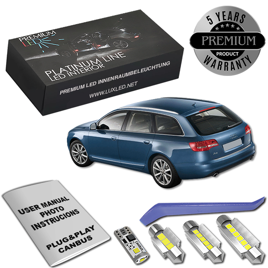 Audi A6 C6 4F Avant LED Интериорен Комплект