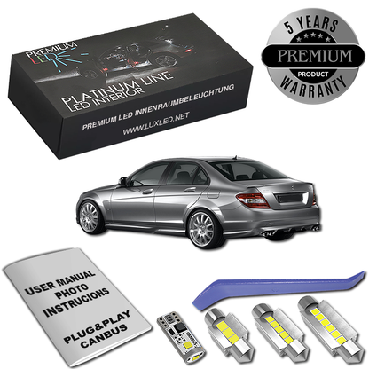 Kit interior LED Mercedes W204 Clasa C
