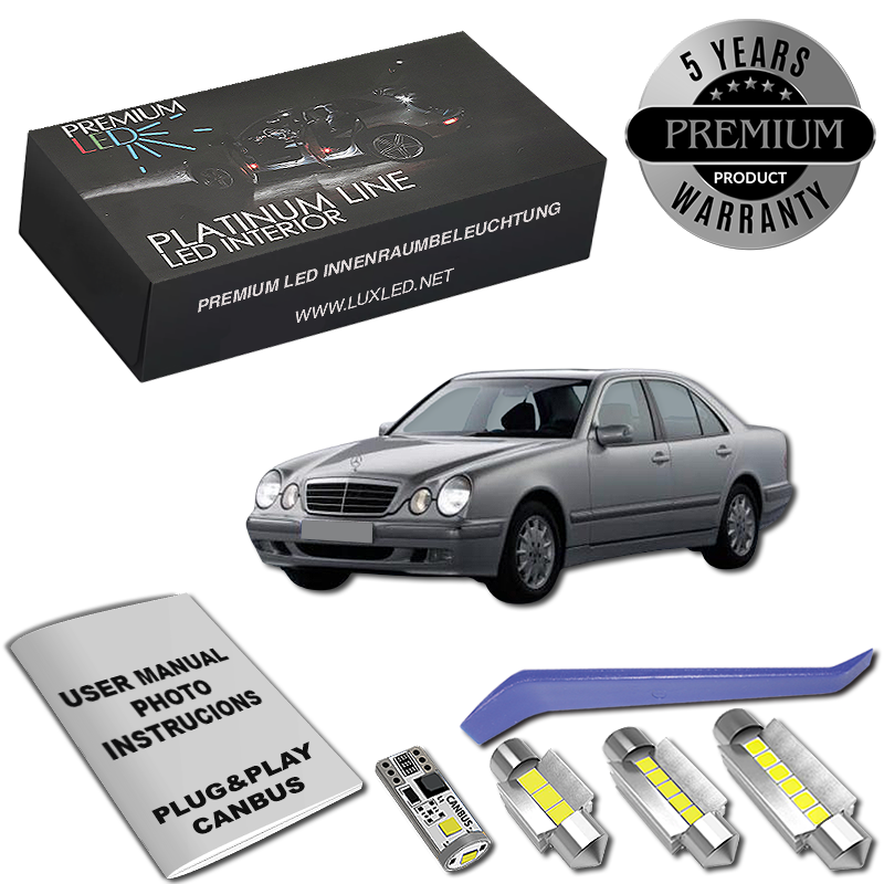Kit interior cu LED-uri pentru Mercedes W210