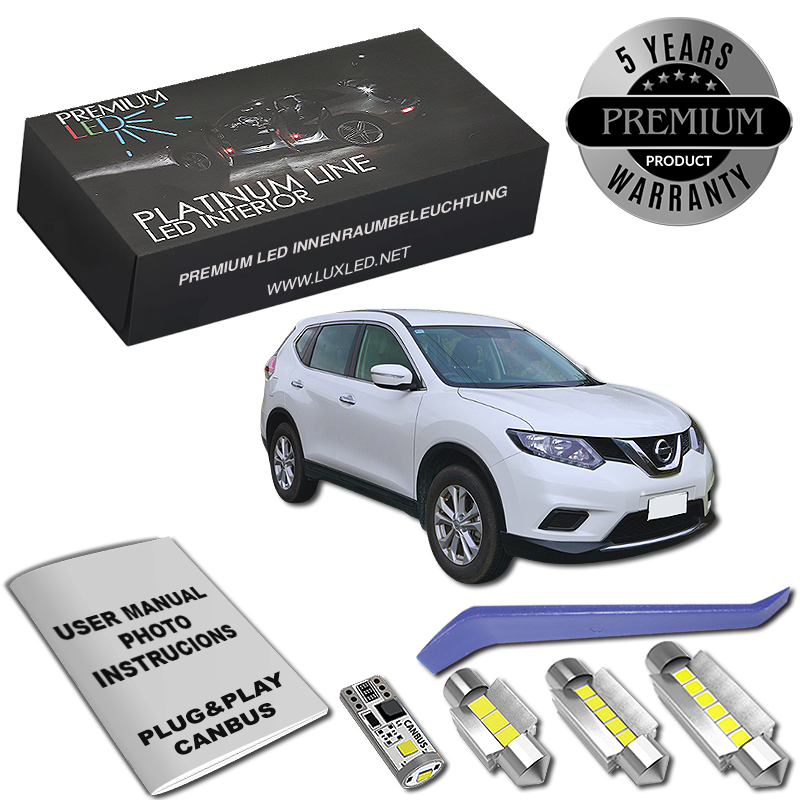 Κιτ εσωτερικού φωτισμού LED για Nissan X-trail T32 2013-2020
