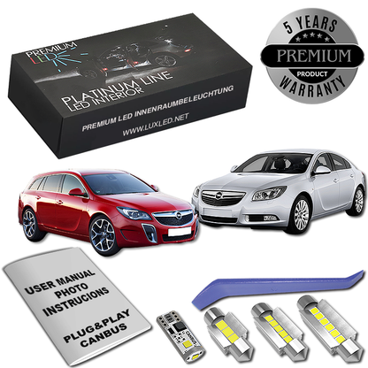Opel Insignia Premium 15 LED Интериорен Комплект