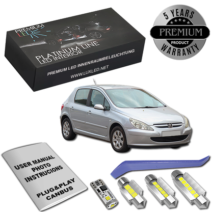 Peugeot 307 LED Интериорен Комплект