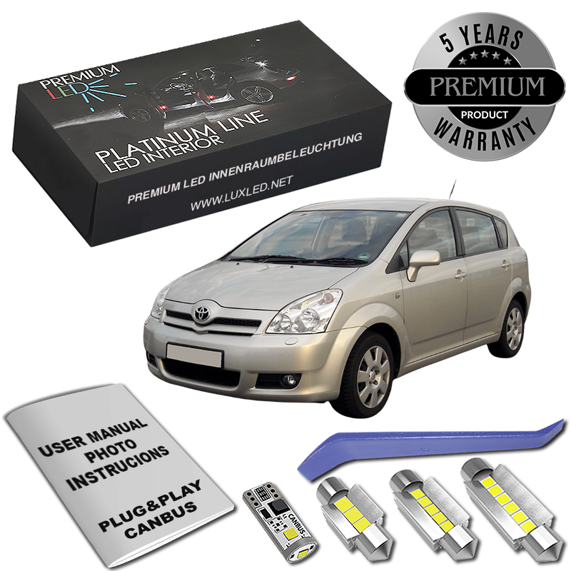 Kit interior cu LED-uri pentru Toyota Corolla Verso