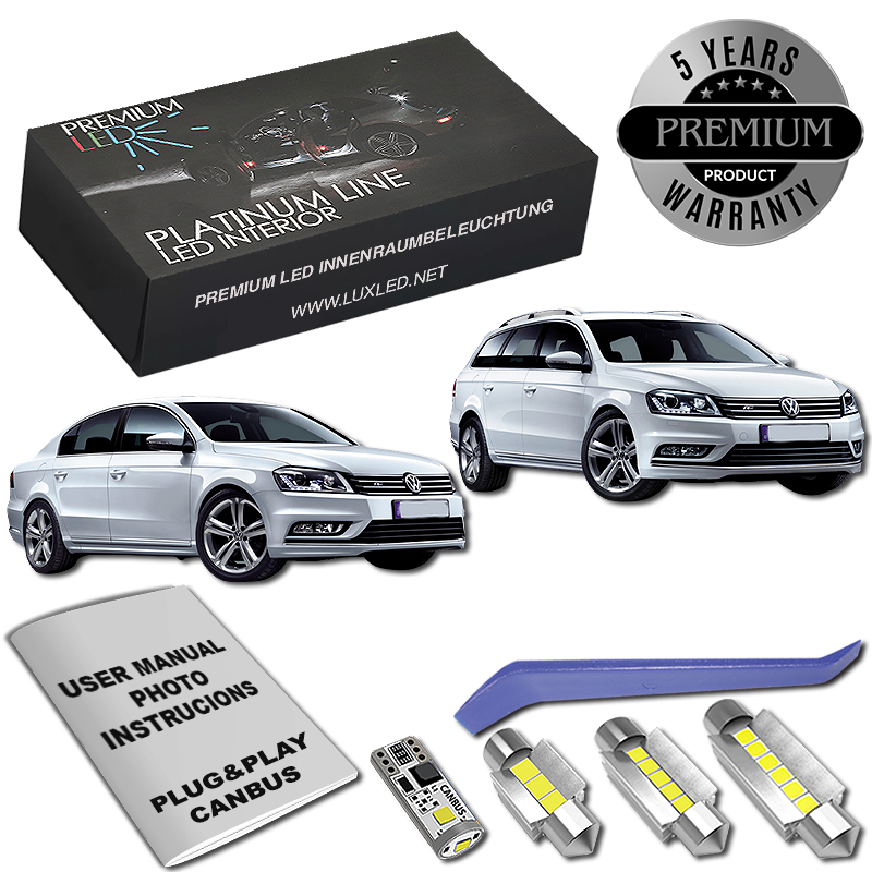 VW Passat B7 LED Интериорен Комплект